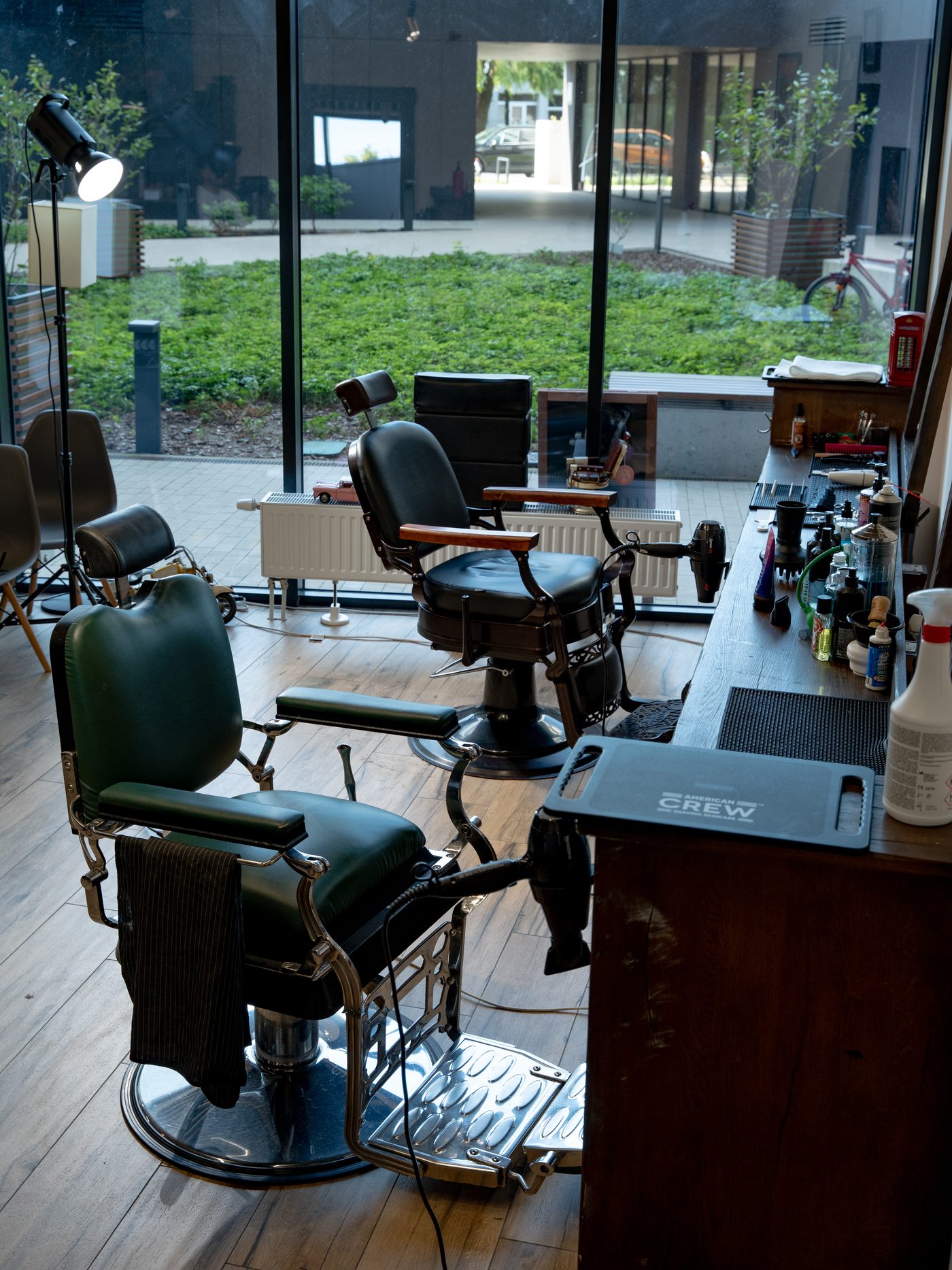Street Barbershop interior